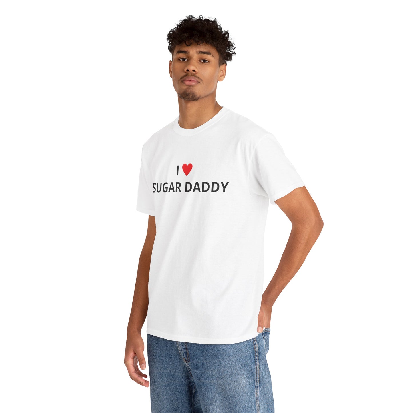 T-shirt Unisexe en Cotton "I LOVE SUGAR DADDY"