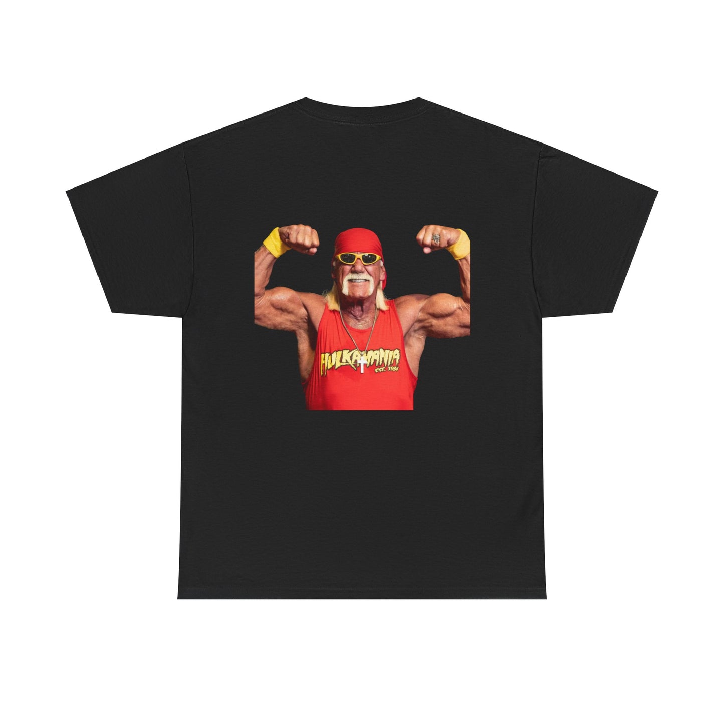 T shirt Unisexe en Cotton "100% BONHOMME FT HULK HOGAN"