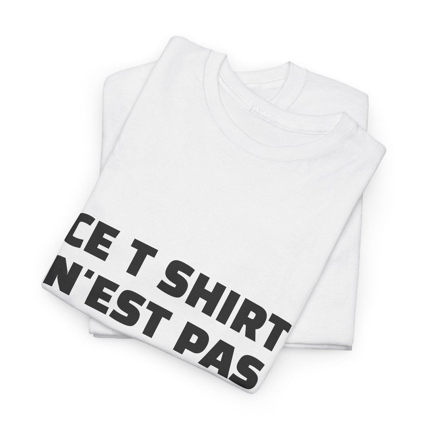 T-shirt Unisexe en Cotton "Ce T-shirt N'est Pas Recyclable ♻️"