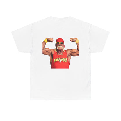 T shirt Unisexe en Cotton "100% BONHOMME FT HULK HOGAN"