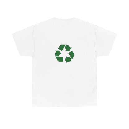 T-shirt Unisexe en Cotton "Ce T-shirt N'est Pas Recyclable ♻️"